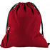 Pongee (190T) drawstring backpack, red