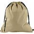 Pongee (190T) drawstring backpack, khaki