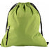 Pongee (190T) drawstring backpack, light green