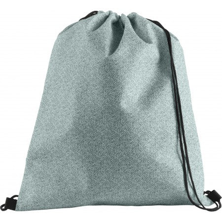 Nonwoven drawstring backpack, green