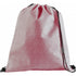 Nonwoven drawstring backpack, red