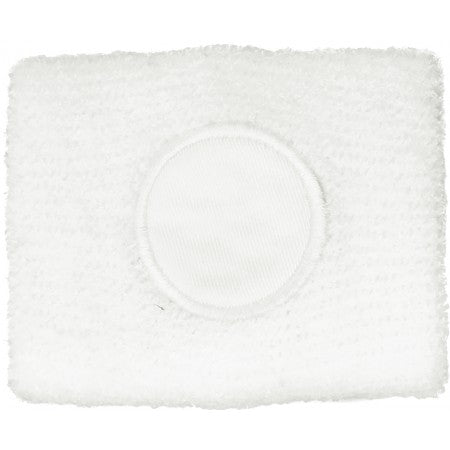 Cotton sweat band, white