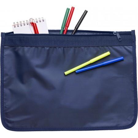 A4 Nylon (70D) document bag, blue - BRANIO