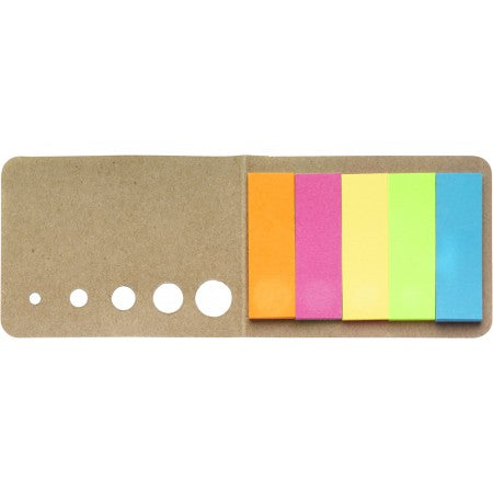 Self adhesive memo's, brown