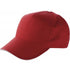 Cap with sandwich peak, red