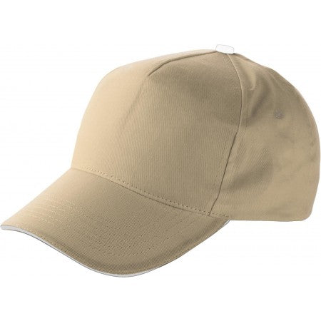 Cap with sandwich peak, khaki
