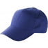 Cap with sandwich peak, cobalt blue