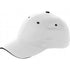 Cap with sandwich peak, white