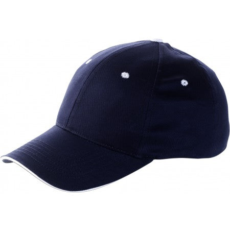 Cap with sandwich peak, blue