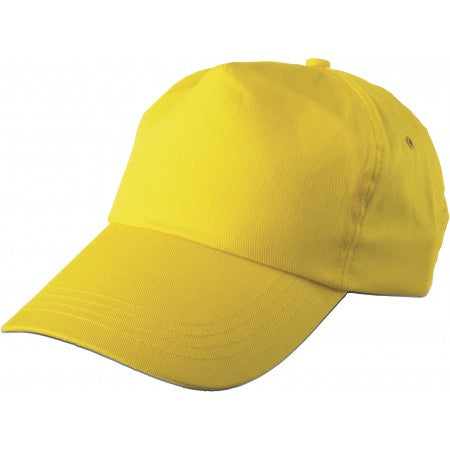 Cap, cotton twill, yellow