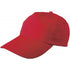 Cap, cotton twill, red