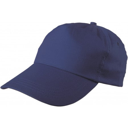 Cap, cotton twill, cobalt blue
