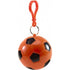 Poncho in plastic football, orange