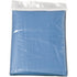 Foldable translucent poncho, light blue
