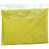 Vinyl poncho with hood, yellow