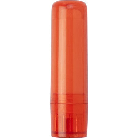 Lip balm stick with SPF 15 protection., red