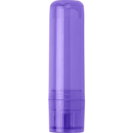 Lip balm stick with SPF 15 protection., purple