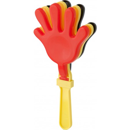 Hand clapper, black/yellow/red
