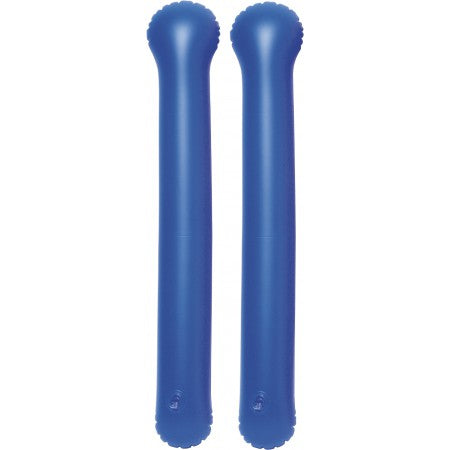 Inflatable 'bam bam' sticks, blue