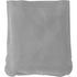 Inflatable velour travel cushion, light grey