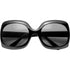 Fashionable sunglasses, black