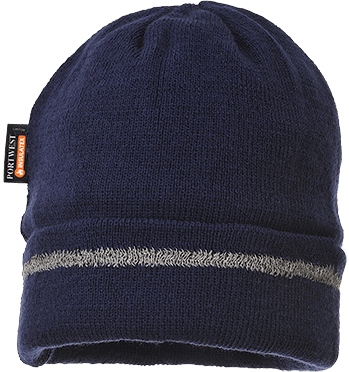 b023 Knitted Hat Reflective Trim - BRANIO