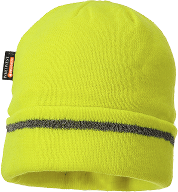 b023 Knitted Hat Reflective Trim - BRANIO