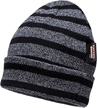 b024 Insulatex Knit Hat Striped - BRANIO