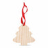 Pine tree shaped wooden hanger