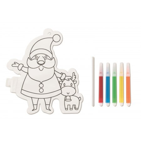 Santa Claus colouring balloon