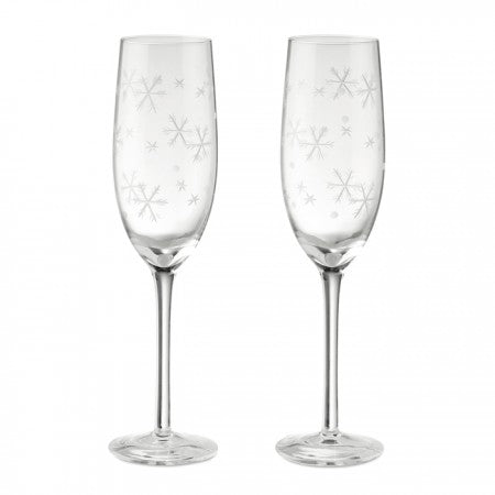 Set of 2 champagne glasses