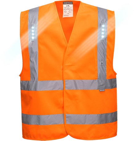 l470 Vega Hi-Vis LED Vest - BRANIO