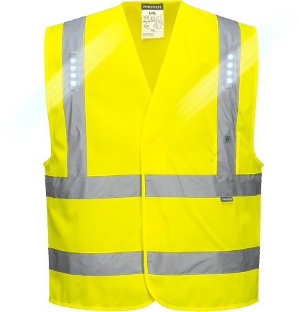 l470 Vega Hi-Vis LED Vest - BRANIO