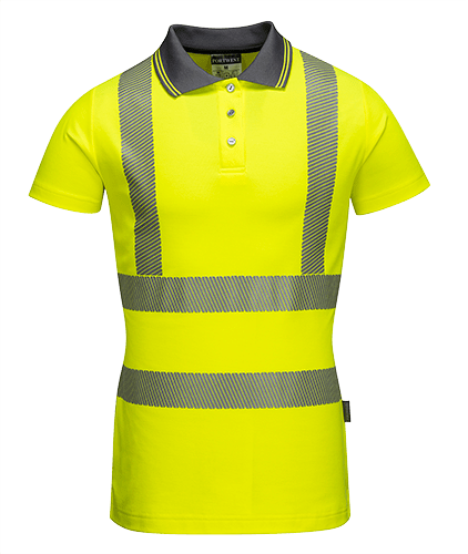 lw72 Hi-Vis Ladies Pro Polo Shirt - BRANIO