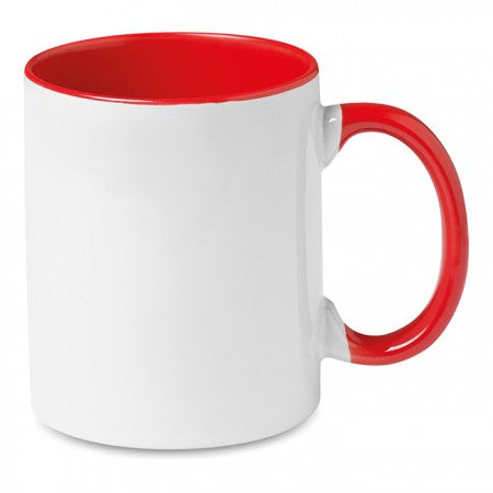 Coloured sublimation mug