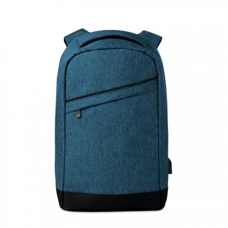 2 tone backpack incl USB plug - BRANIO