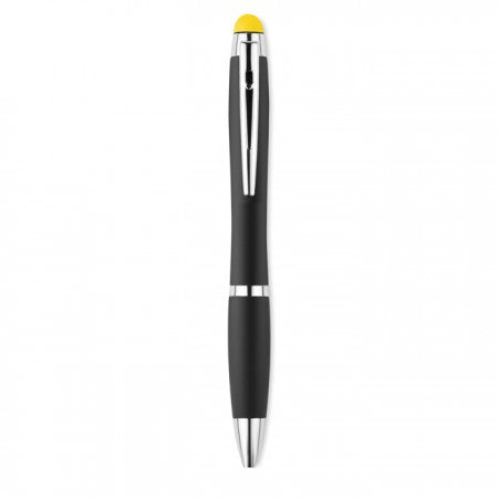 Twist ball pen with light