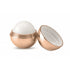 Round lip balm UV finish