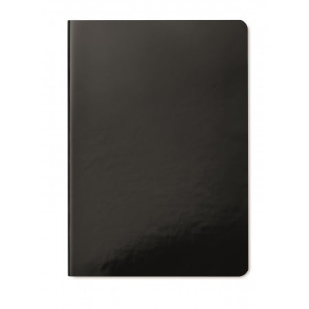 Shiny soft cover notebook