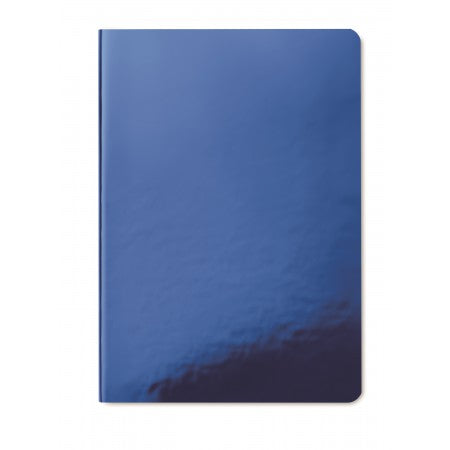 Shiny soft cover notebook