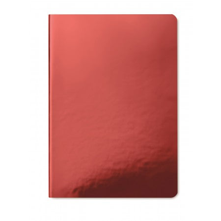 Shiny soft cover notebook