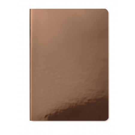 Shiny soft cover notebook