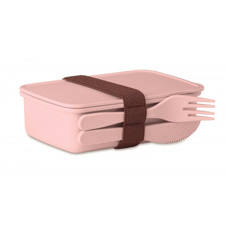 Lunch box in bamboo fibre /PP