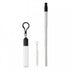 Telescopic straw with brush