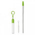Telescopic straw with brush