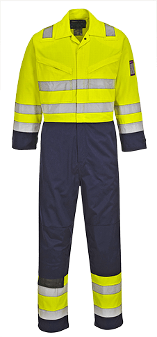 mv28 Hi Vis Modaflame Coverall - BRANIO