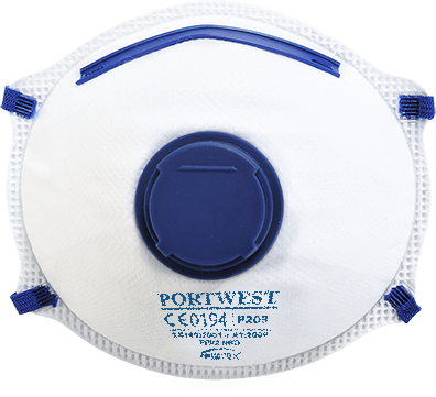 p203 FFP2 Valved Respirator (10 Bucati) - BRANIO