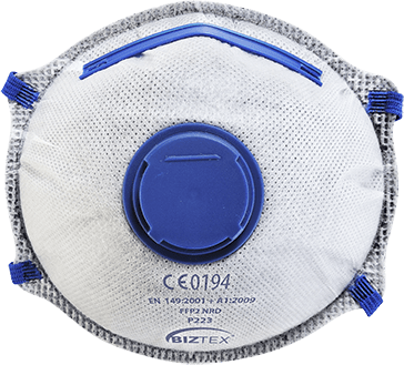 p223 FFP2 Carbon Respirator (10 Bucati) - BRANIO