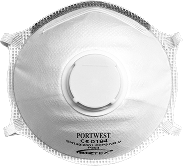 p304 FFP3 Light Cup Respirator (10 Bucati) - BRANIO