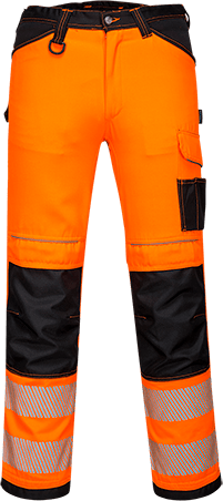 pw340 PW3 Hi-Vis Work Trousers - BRANIO